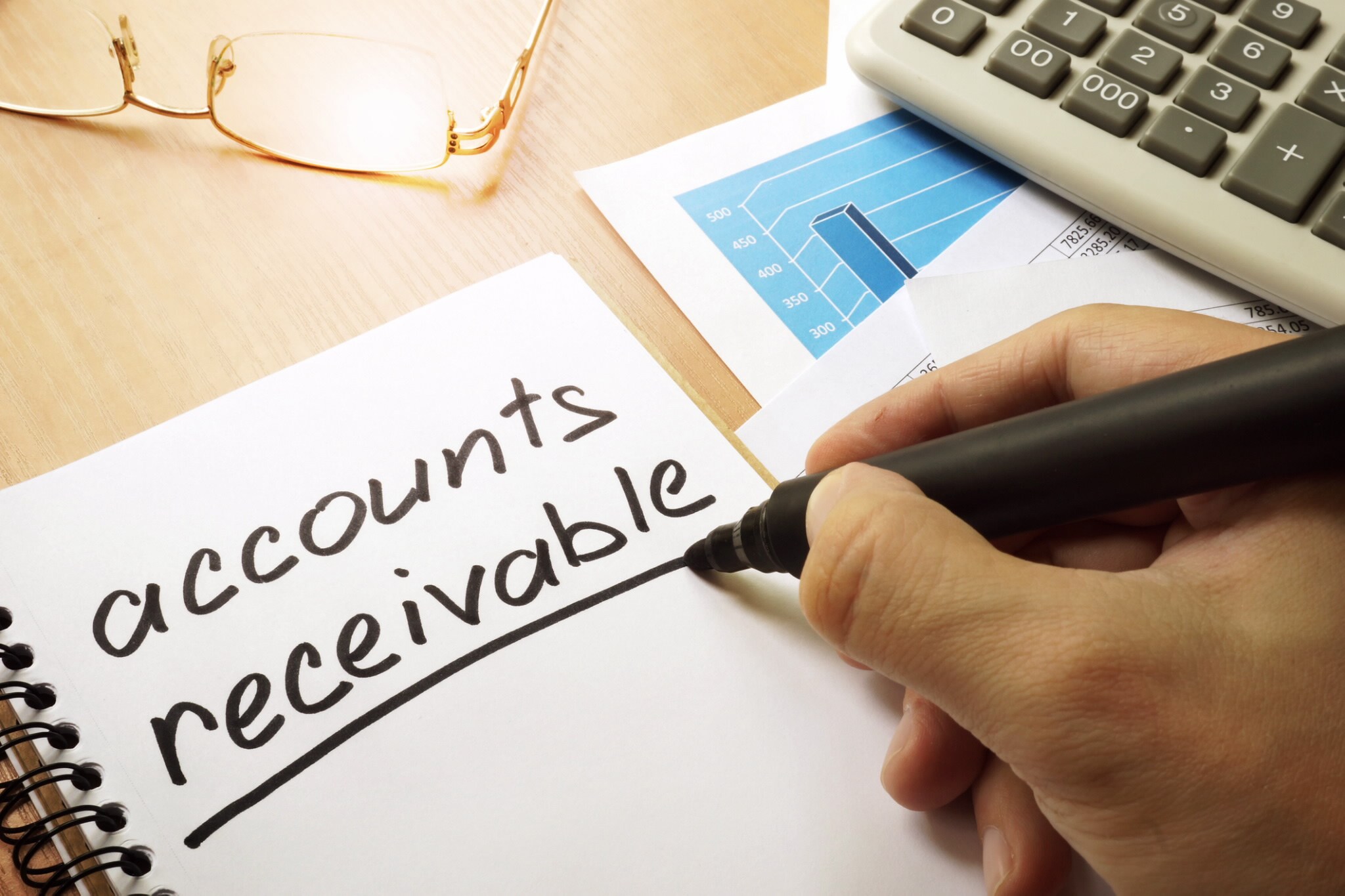 Account receivables and charged-off portfolio documentation for institutional sale